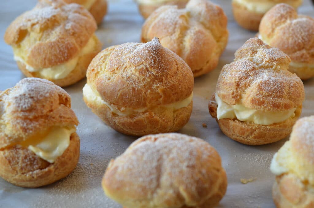 Cream Puffs with Lemon-Cream Filling - Gastronotherapy