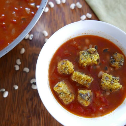 BlackEyed Peas and Tomato Stew (Vegan)