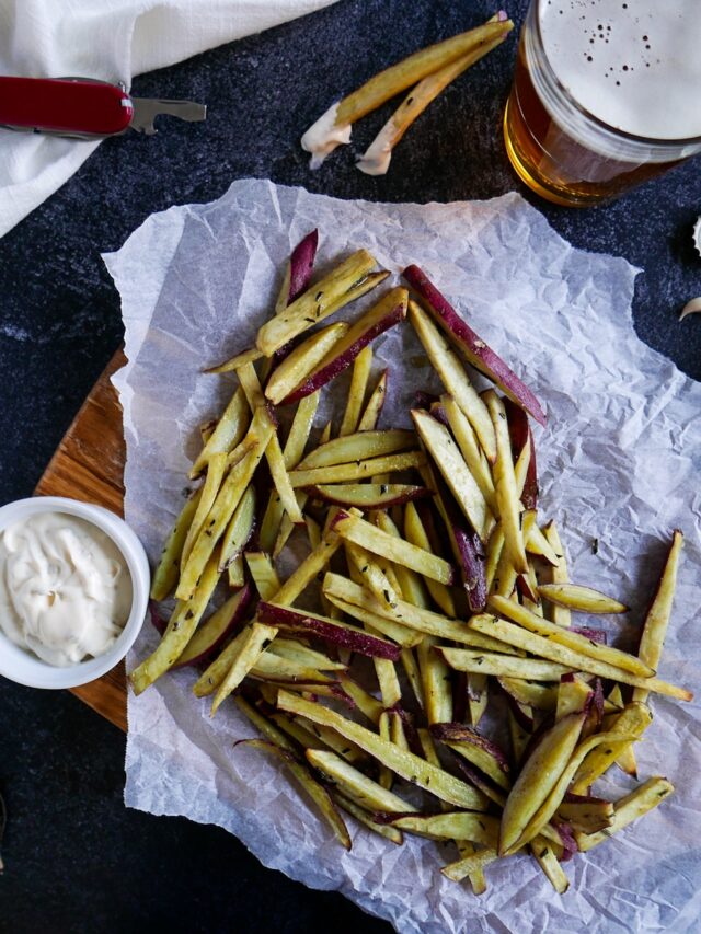 How To Make Roasted Japanese Sweet Potato Fries Gastronotherapy