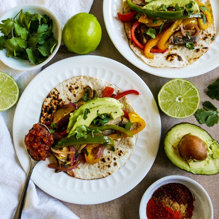Veggie Fajita Tacos Gastronotherapy