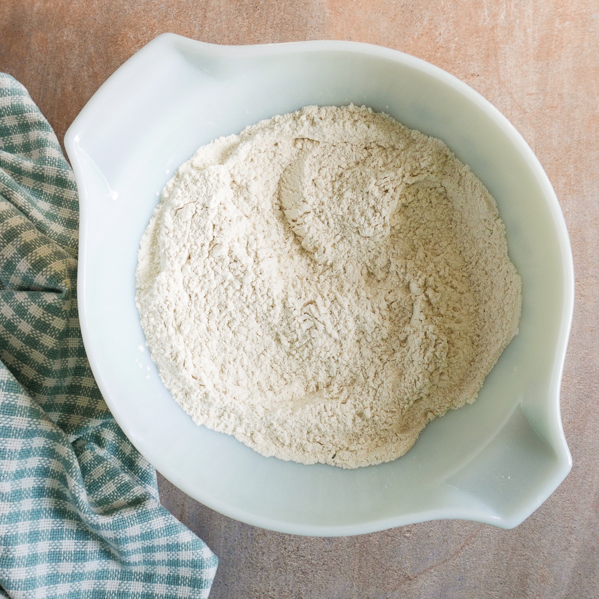 bread flour and salt in a large mixing bowl.