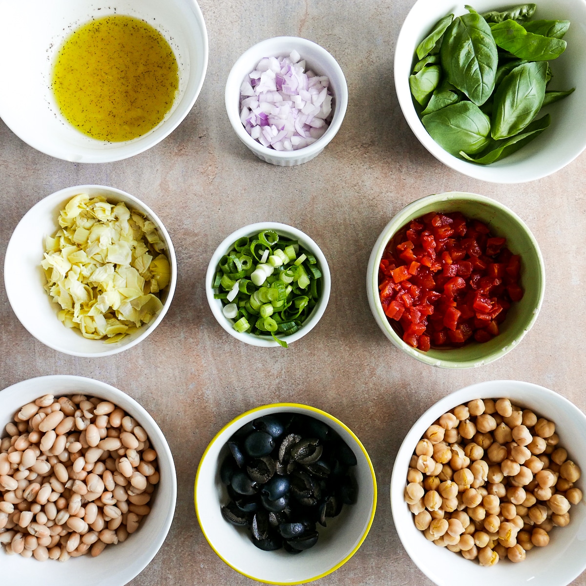 recipe-ingredients.jpg recipe ingredients arranged in bowls.