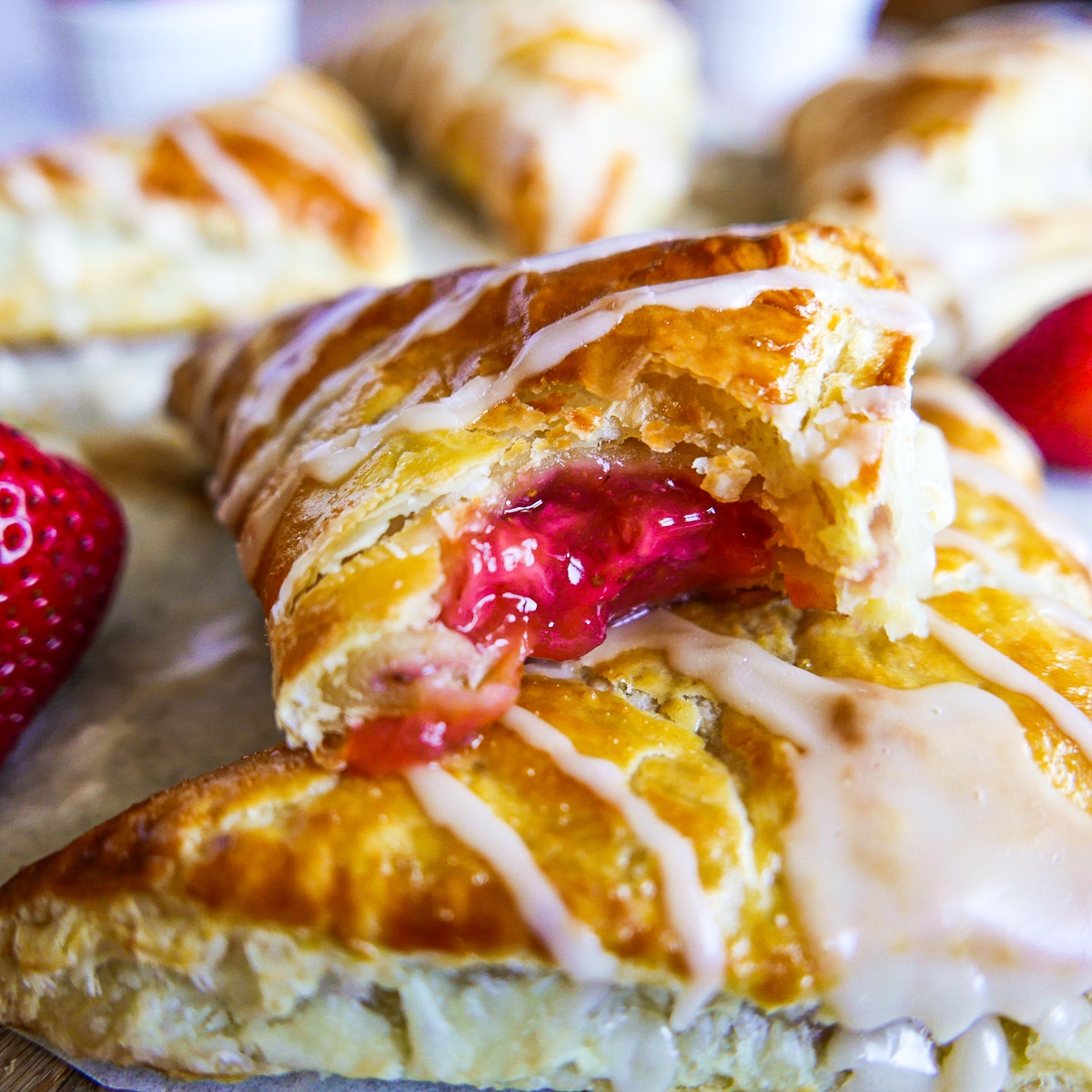 Easy Strawberry Breakfast Pastries