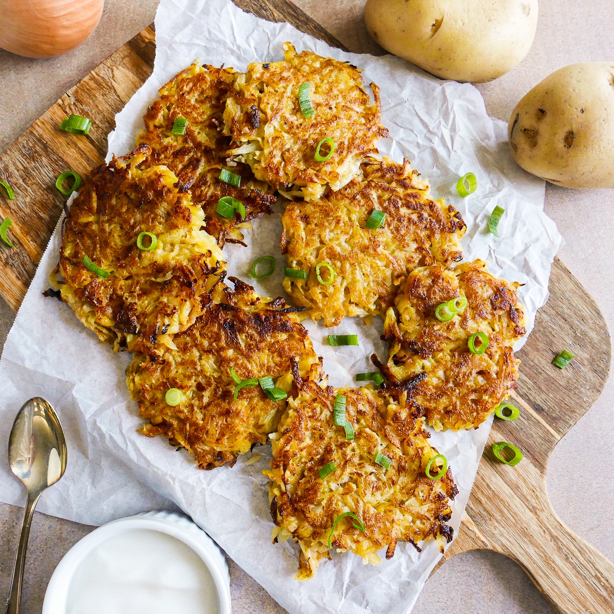 Grated Potato Fritters - Through The Fibro Fog