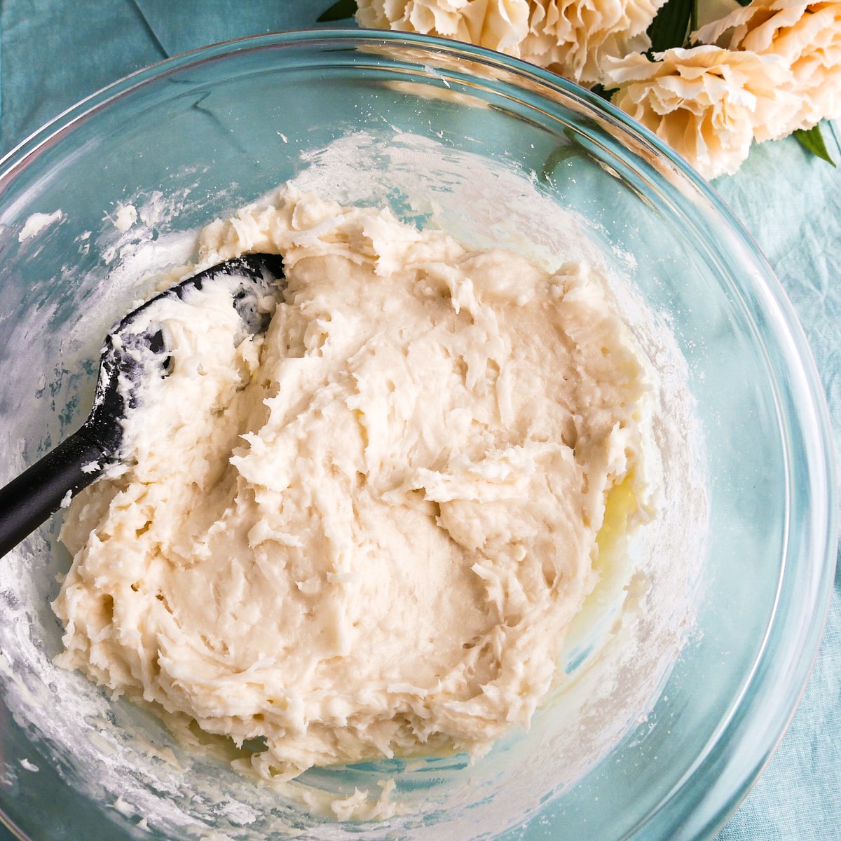 coconut-candy-filling.jpg Shredded coconut added to coconut cream mixture.