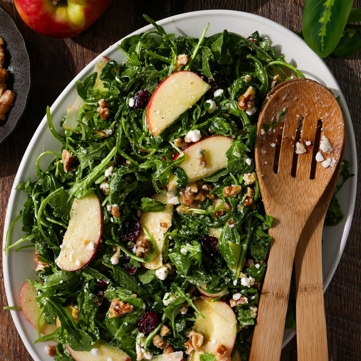 apple-walnut-salad.jpg Apple walnut salad with apple cider vinaigrette.