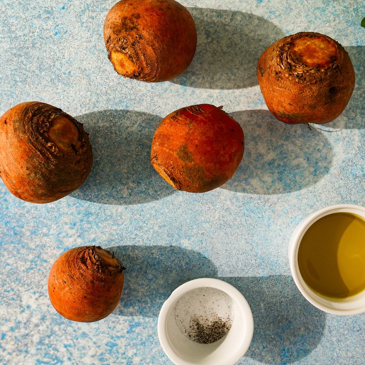 beet-recipe-ingredients.jpg Beet recipe ingredients on a table.